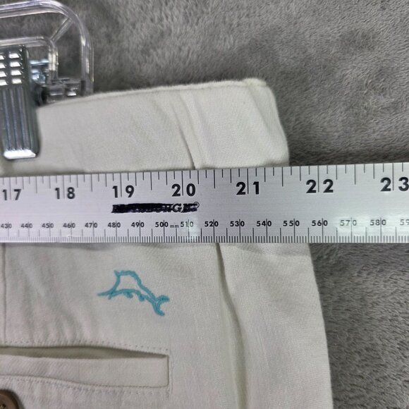 Mens Tommy Bahama White Linen Blend Pants Relaxed Fit Drawstring Size XXXL - Picture 6 of 9